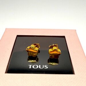 Tous Flower motif 18k Retired Earrings